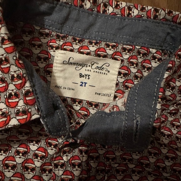 Sovereign Code | Santa shirt - 2T - Picture 3 of 3